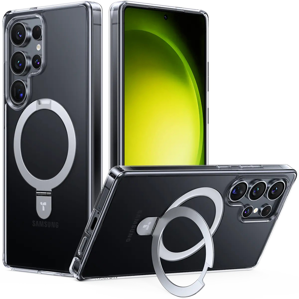Husa pentru Samsung Galaxy S25 Ultra - Torras Ostand Series - Clear [1]