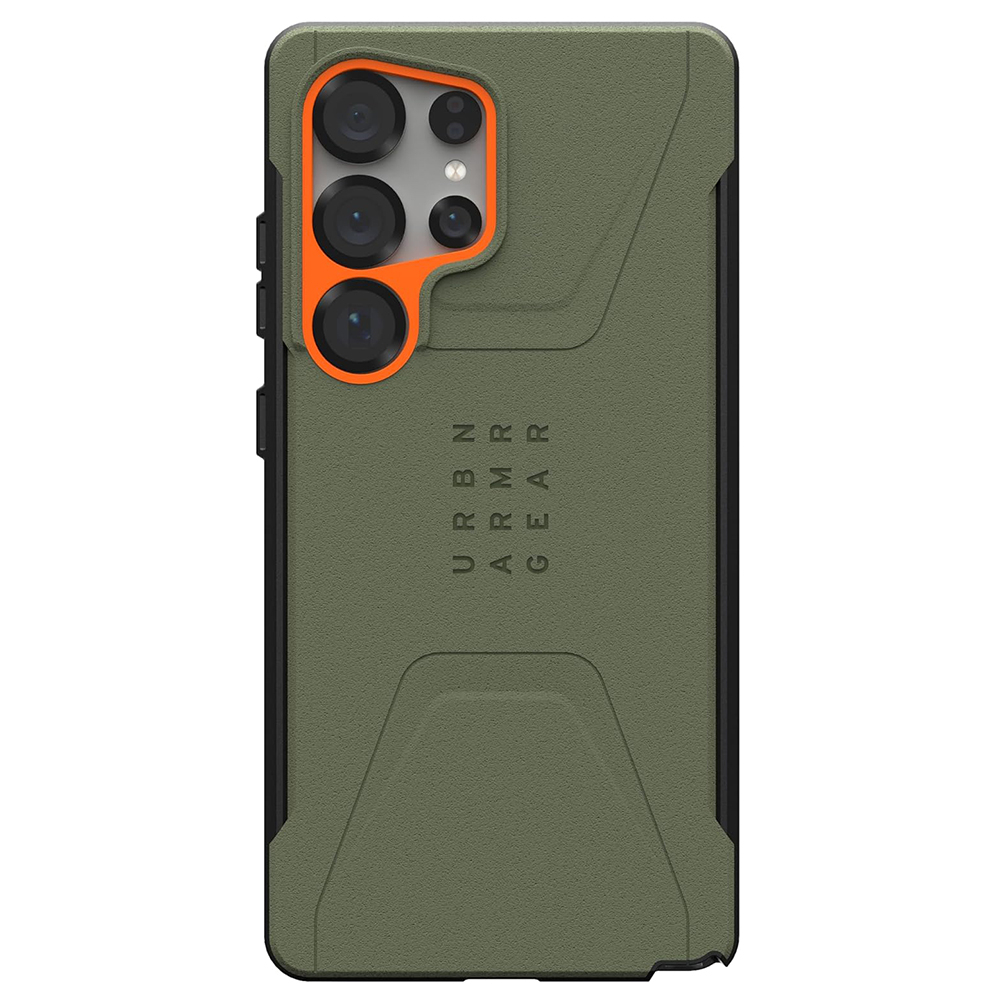 Husa pentru Samsung Galaxy S25 Ultra - UAG Civilian Pro MagSafe - Olive Drab / Orange [2]
