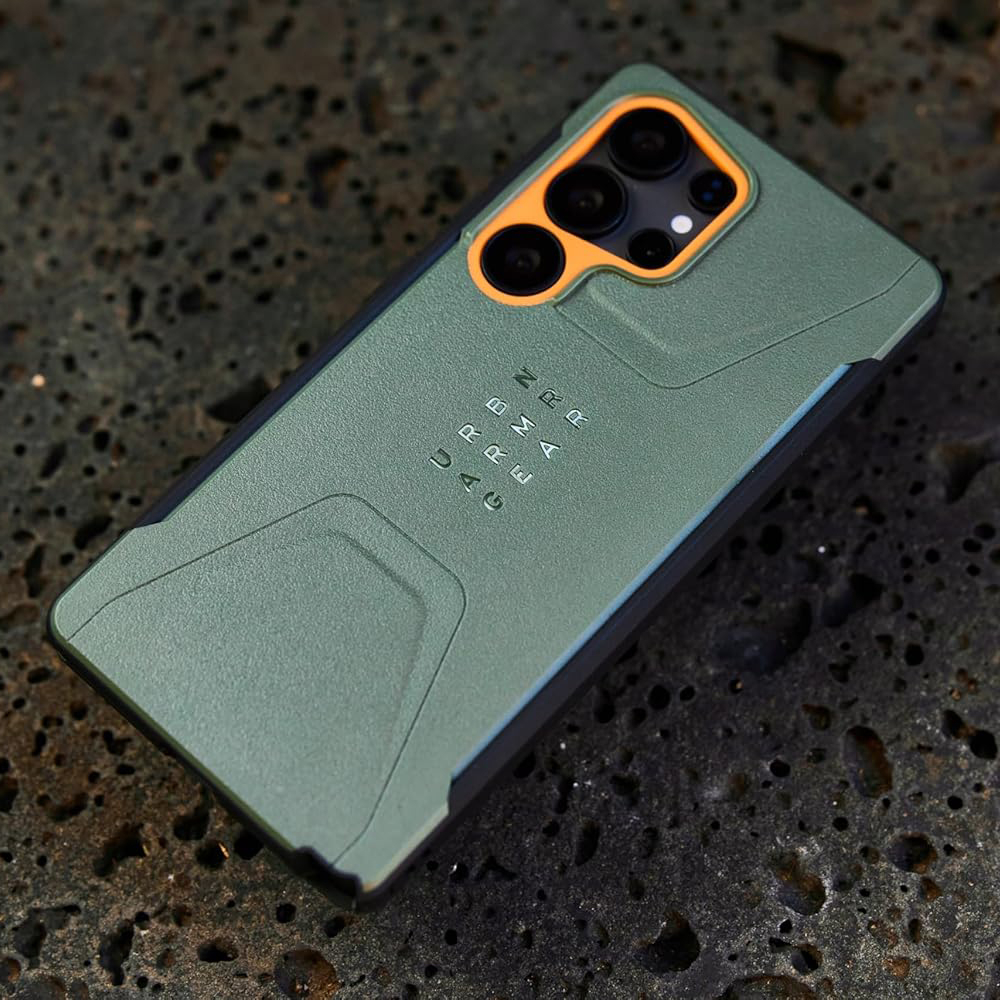 Husa pentru Samsung Galaxy S25 Ultra - UAG Civilian Pro MagSafe - Olive Drab / Orange [7]