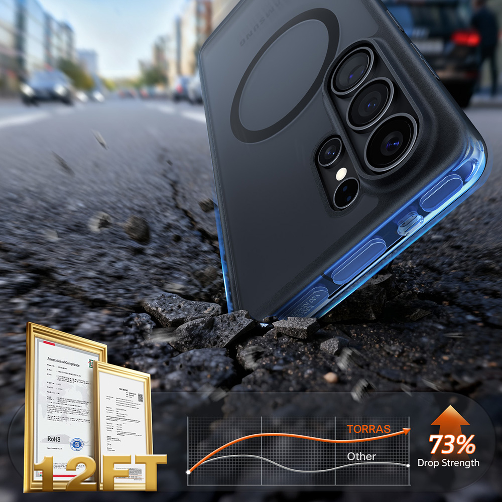 Husa pentru Samsung Galaxy S26 Ultra - Torras Guardian Magnetic Series - Negru [3]