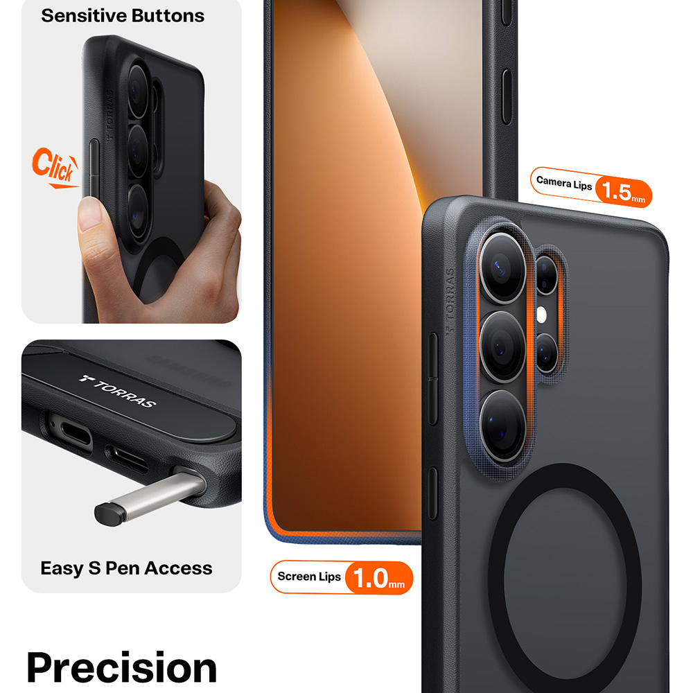 Husa pentru Samsung Galaxy S26 Ultra - Torras Pstand - Transparenta [3]