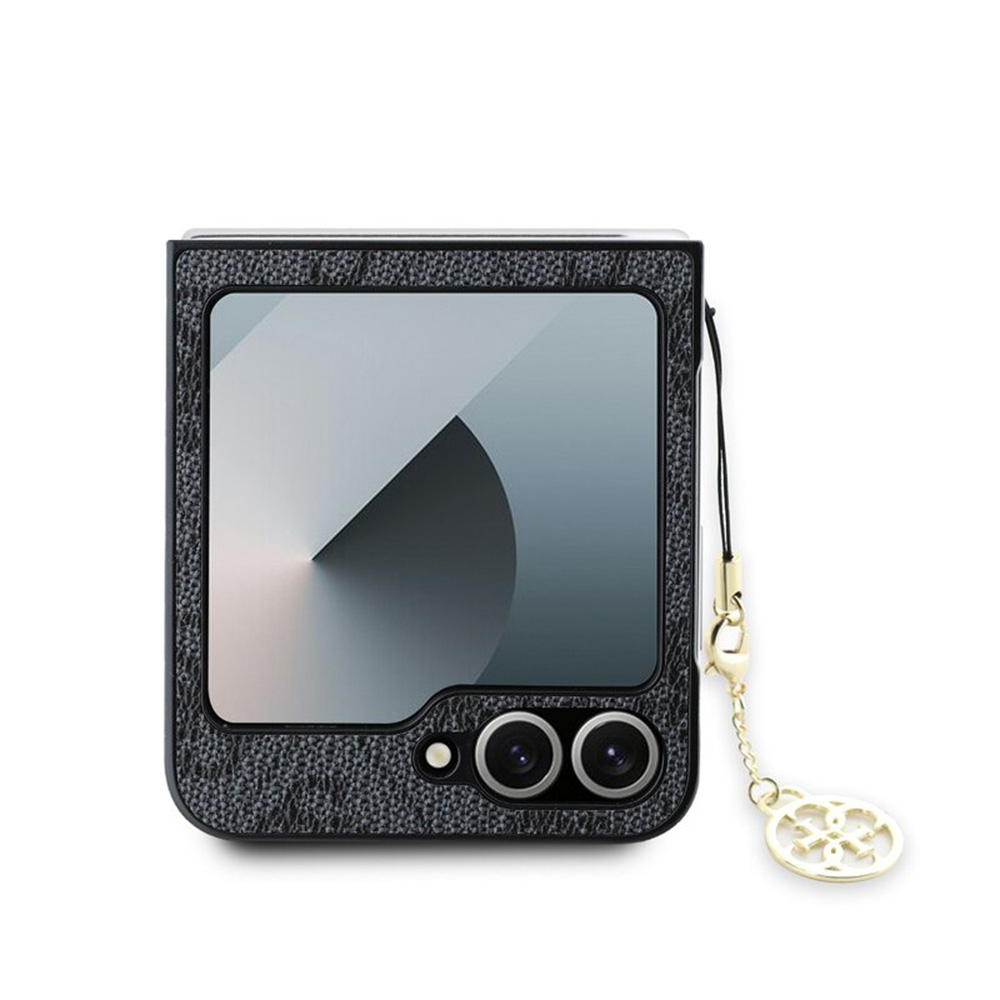 Husa pentru Samsung Galaxy Z Flip6 - Guess Hardcase 4G Charm  - Black [4]