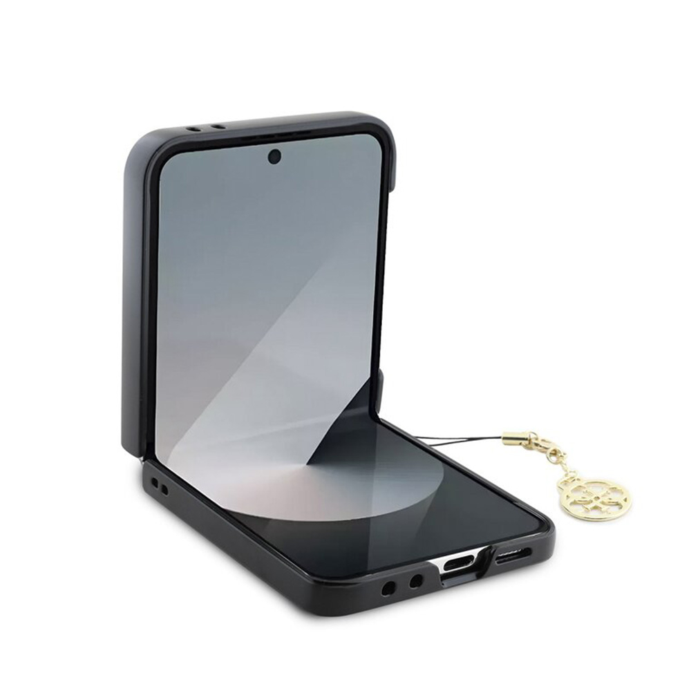 Husa pentru Samsung Galaxy Z Flip6 - Guess Hardcase 4G Charm  - Black [6]