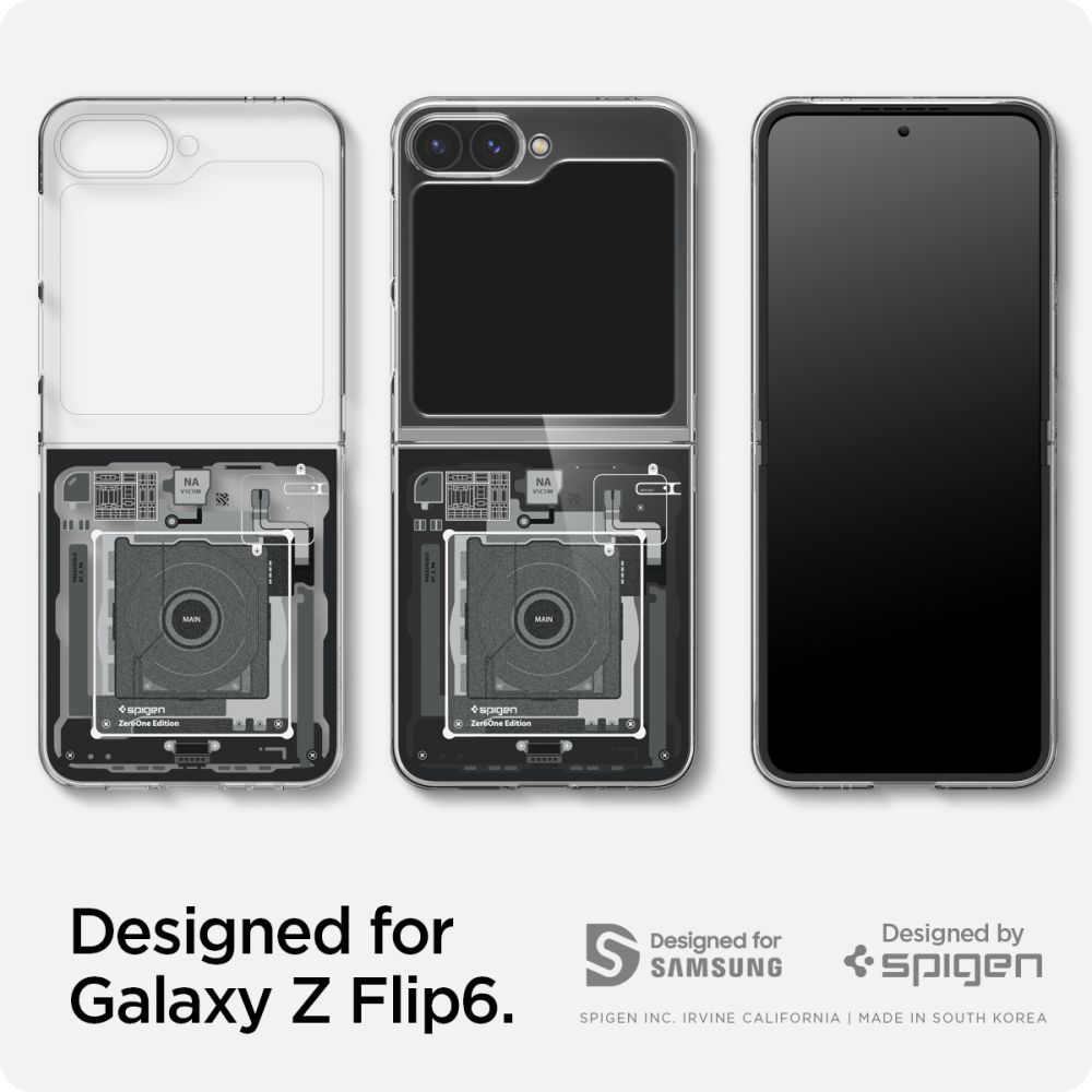 Husa pentru Samsung Galaxy Z Flip6 - Spigen Air Skin - Zero One [6]