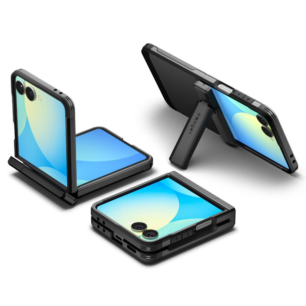 Husa Spigen Tough Armor Pro MagSafe Samsung Galaxy Z Flip7 Black [5]