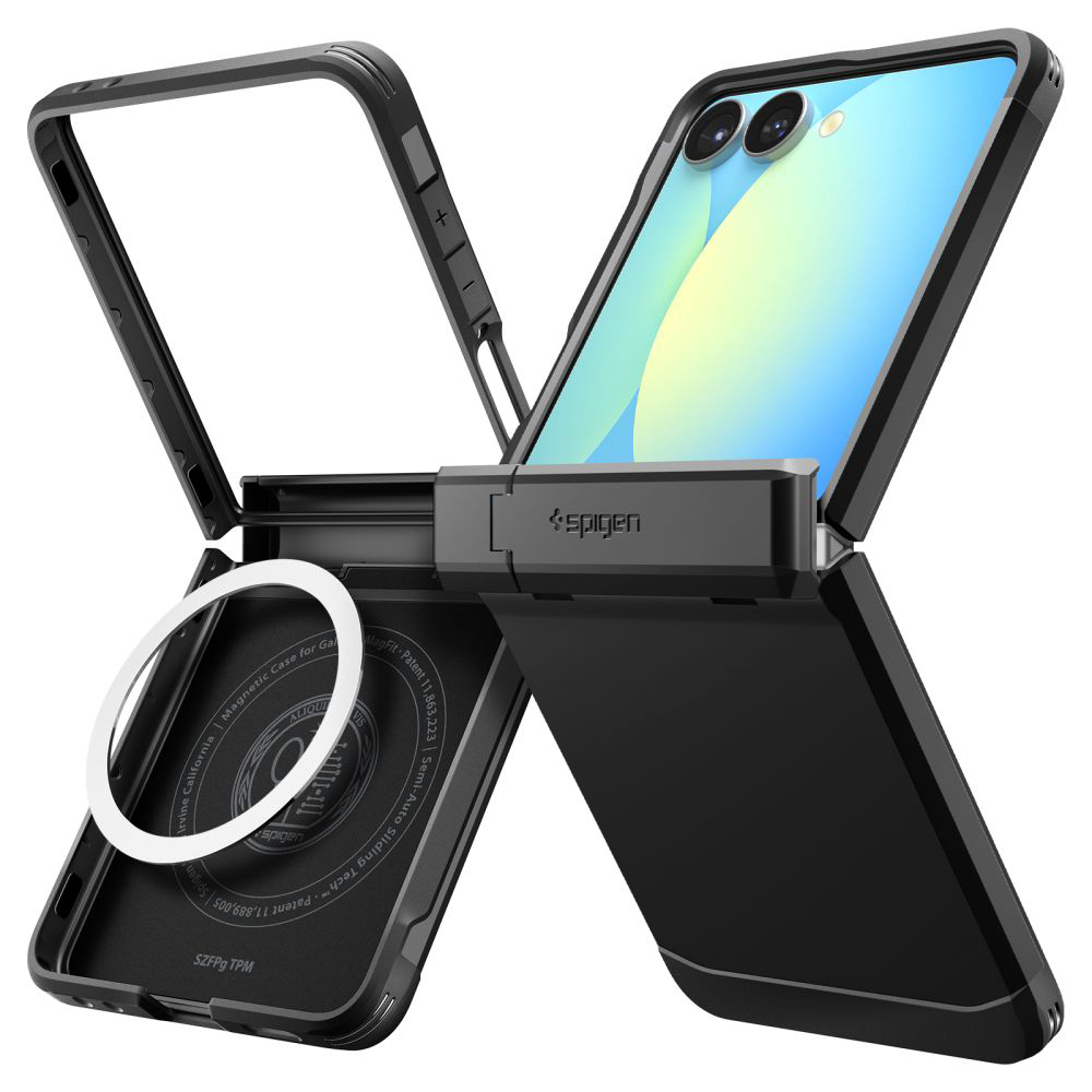 Husa Spigen Tough Armor Pro MagSafe Samsung Galaxy Z Flip7 Black [3]