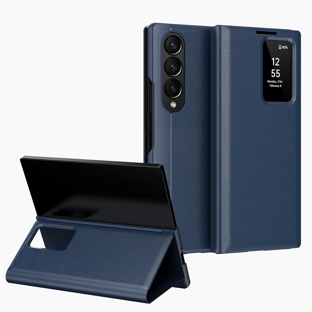 Husa pentru Samsung Galaxy Z Fold3 5G - Techsuit SmartView Series - Blue [2]