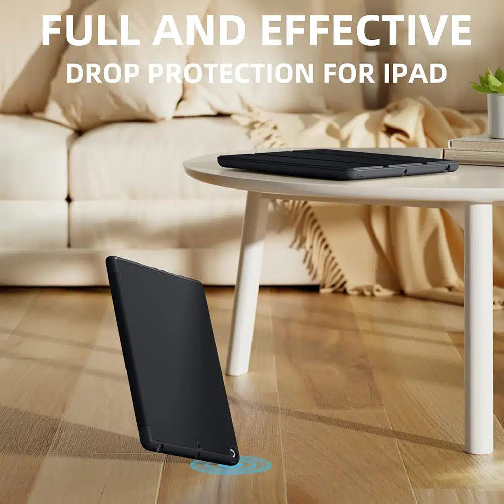 Husa pentru tableta iPad Air (2019) 10.5 inch, iPad Pro (2017) 10.5 inch - Techsuit - Flex Trifold Pen - Green [2]