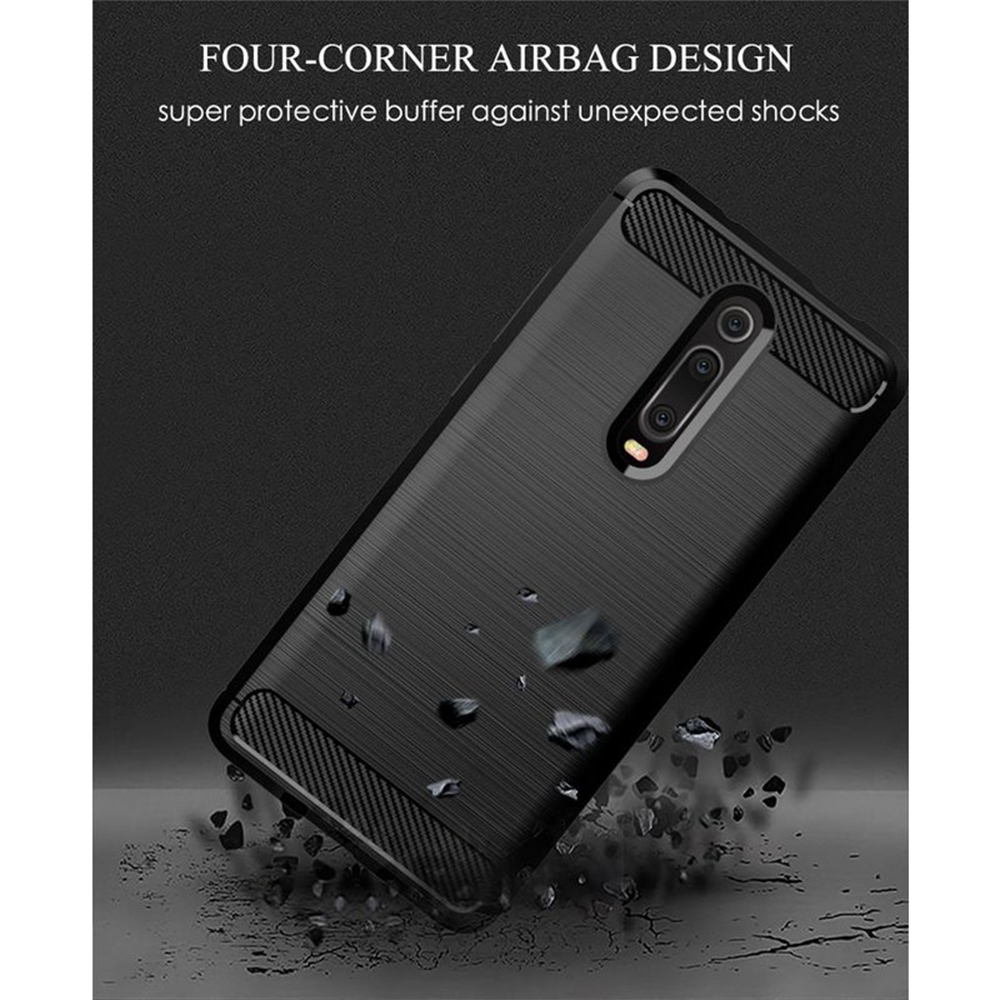 Husa pentru Xiaomi Mi 9T / Mi 9T Pro / Redmi K20 / Redmi K20 Pro - Techsuit Carbon Silicone - Black [4]