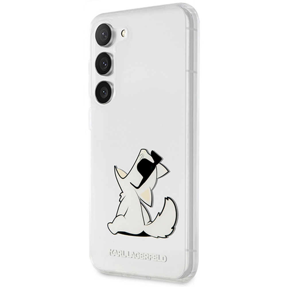 Husa Samsung Galaxy S23 Plus - Karl Lagerfeld Hardcase Transparent  - Choupette Fun [4]