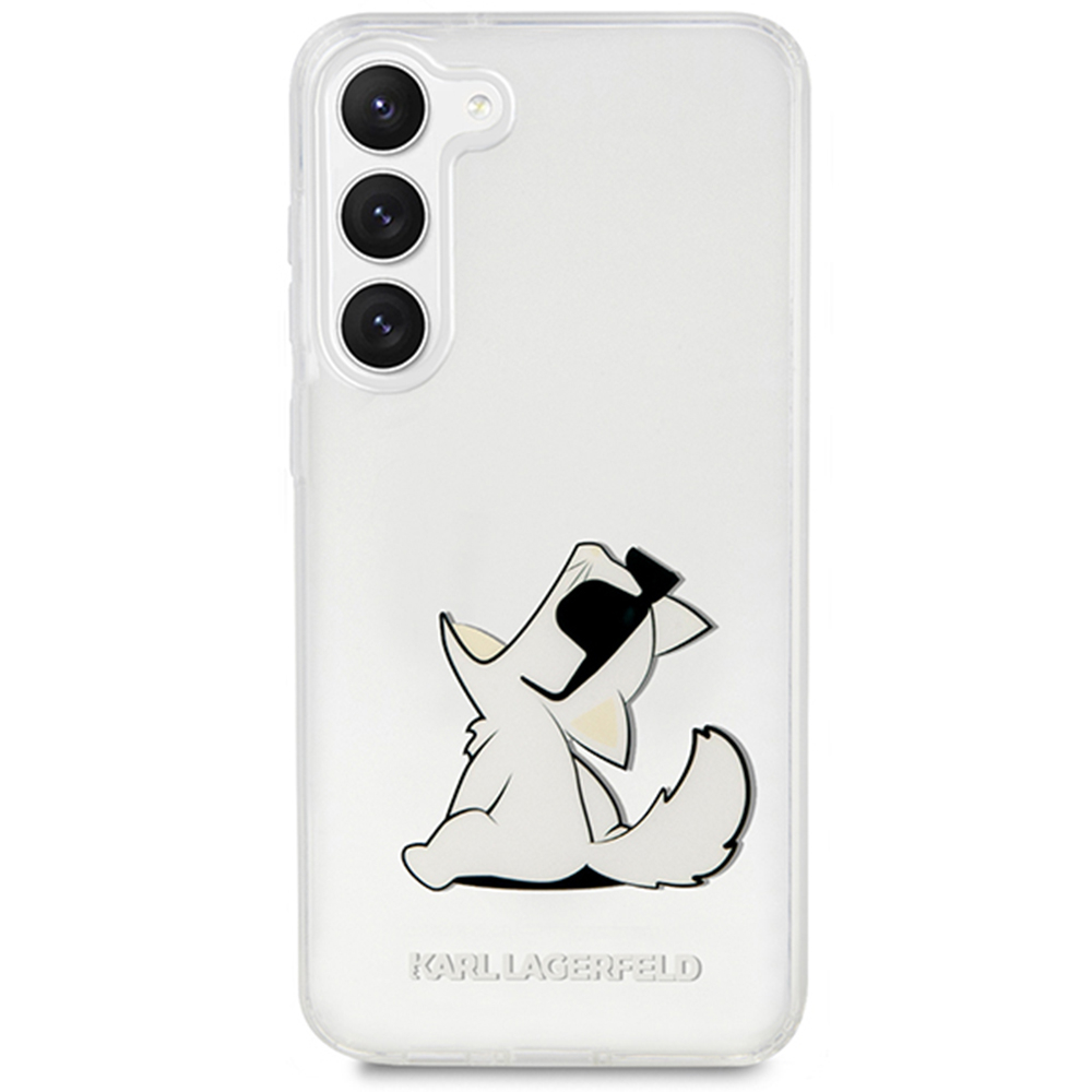 Husa Samsung Galaxy S23 Plus - Karl Lagerfeld Hardcase Transparent  - Choupette Fun [3]