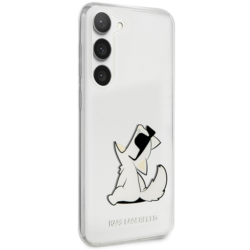 Husa Samsung Galaxy S23 Plus - Karl Lagerfeld Hardcase Transparent  - Choupette Fun [5]