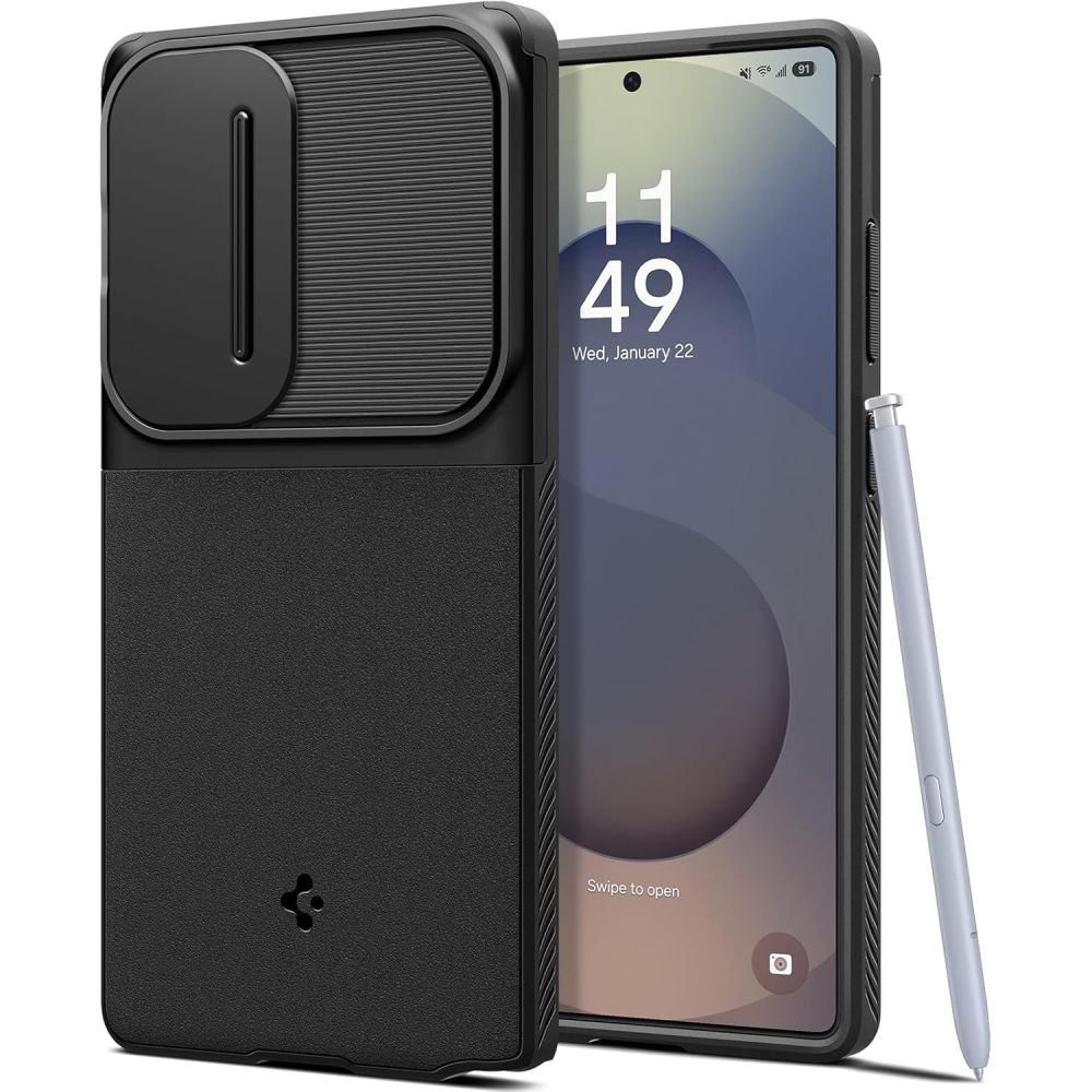 Husa Samsung Galaxy S25 Ultra - Spigen Optik Armor - Black [1]