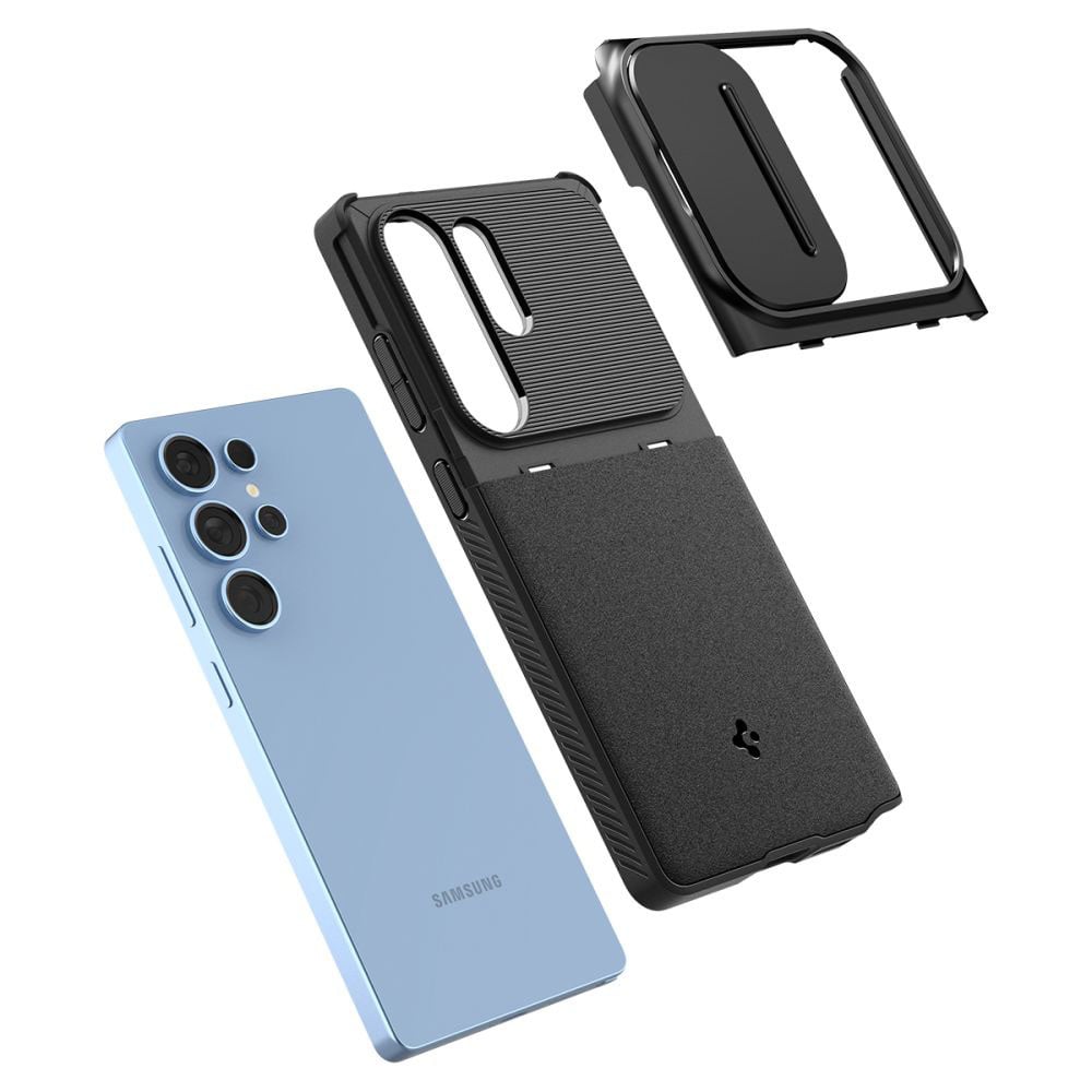 Husa Samsung Galaxy S25 Ultra - Spigen Optik Armor - Black [7]