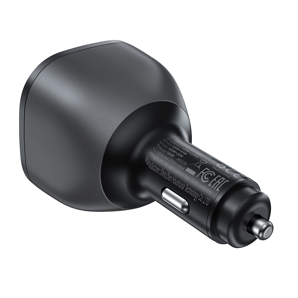Incarcator pentru Masina 2x USB-C, 165W, Fast Charging, Temperature Control - Acefast (B14) - Black [2]