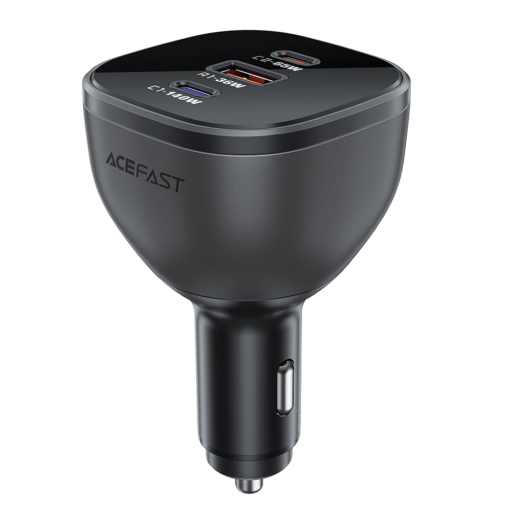 Incarcator pentru Masina 2x USB-C, 165W, Fast Charging, Temperature Control - Acefast (B14) - Black [4]