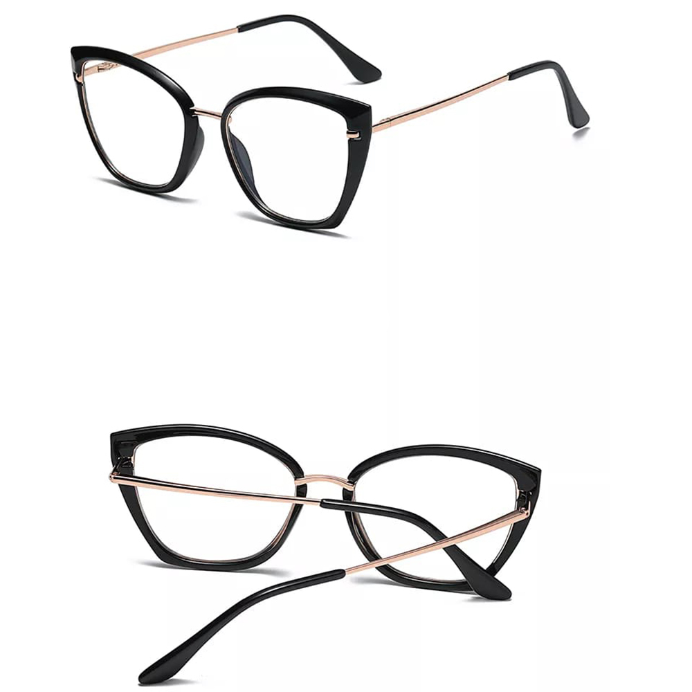 Ochelari calculator, dama, protectie lumina albastra, Techsuit (WD605-N1) - Black [4]