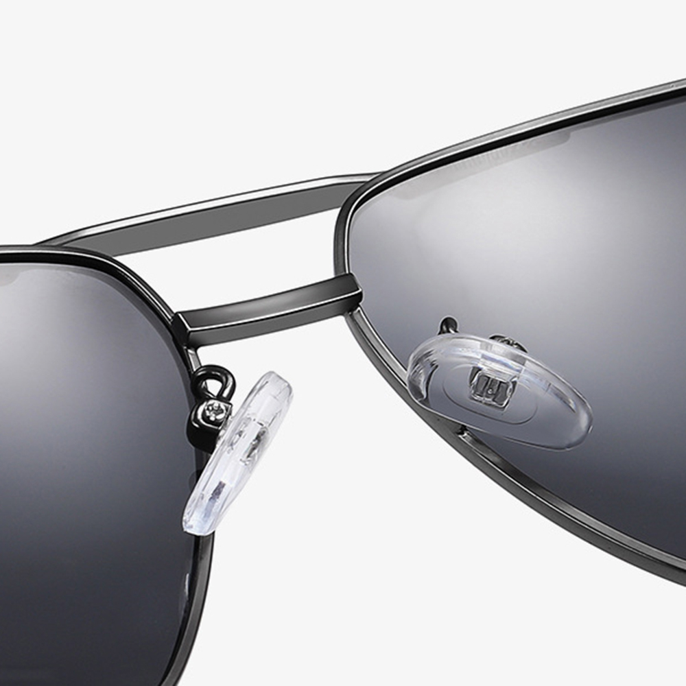 Ochelari cu Protectie UV Barbati - Techsuit (LM001) - Gun Color / Black Gray [5]