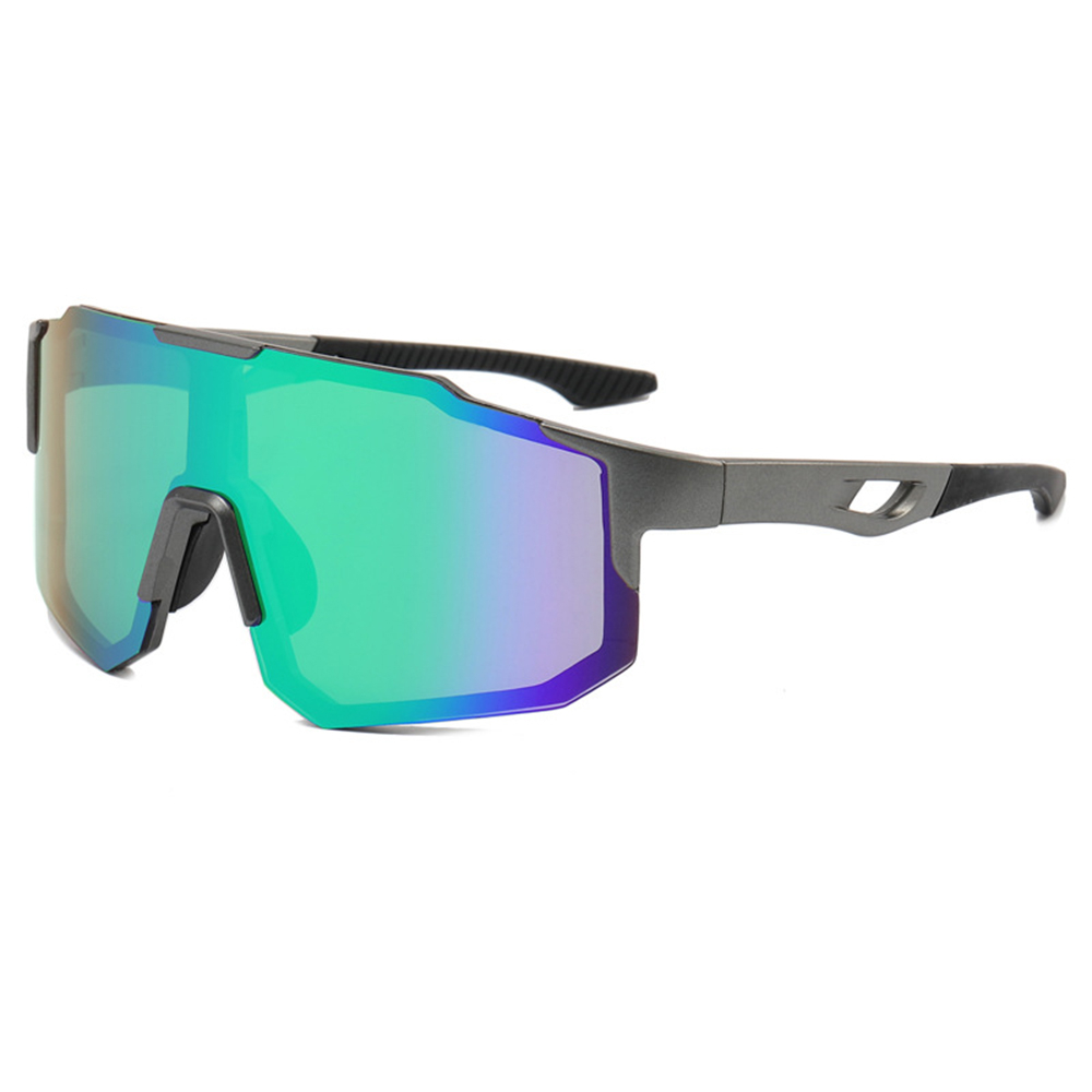 Ochelari pentru Ciclism - Techsuit (9337) - Gun / Green [1]