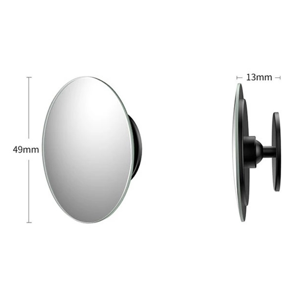 Oglinda Unghi Mort Rotunda (set 2) - Techsuit Fullview Blind Spot - Black [5]
