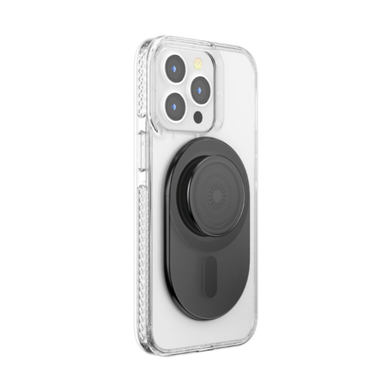 Popsockets original, suport cu functii multiple, Transparent Black [4]