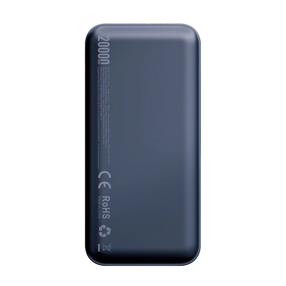 Power Bank, 2x USB-A, 1x USB-C, 20.000mAh, 22.5W - 3mk PowerHouse - Black [4]