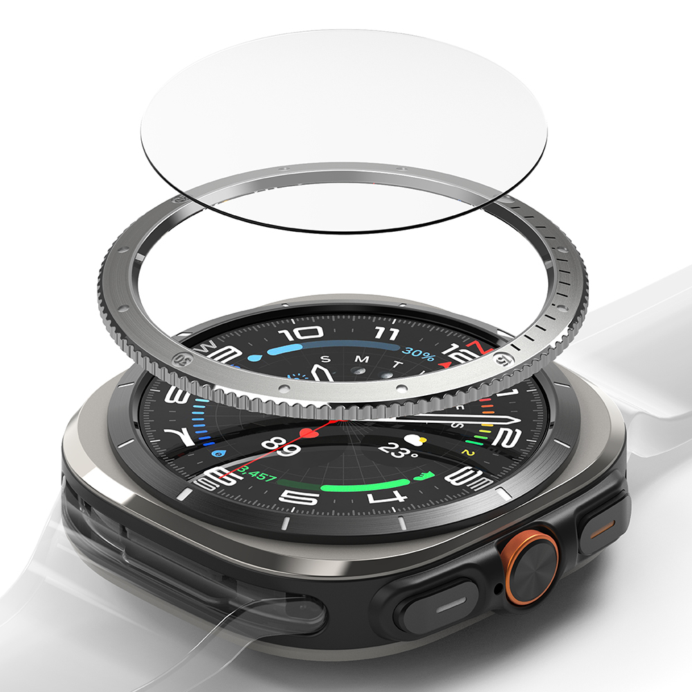Rama pentru Samsung Galaxy Watch Ultra 47mm - Ringke Bezel Styling - Silver (CB-GW7U-47-03) [2]
