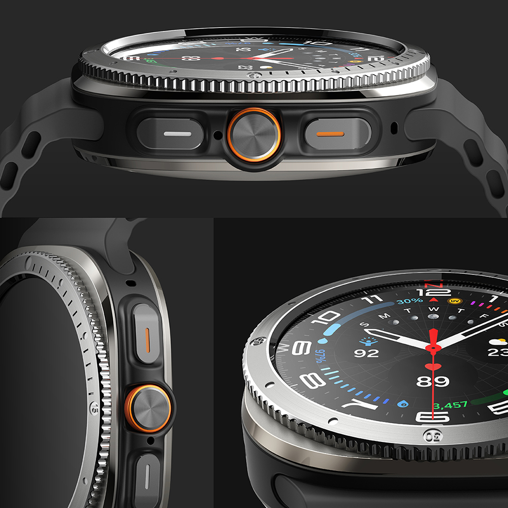 Rama pentru Samsung Galaxy Watch Ultra 47mm - Ringke Bezel Styling - Silver (CB-GW7U-47-03) [7]