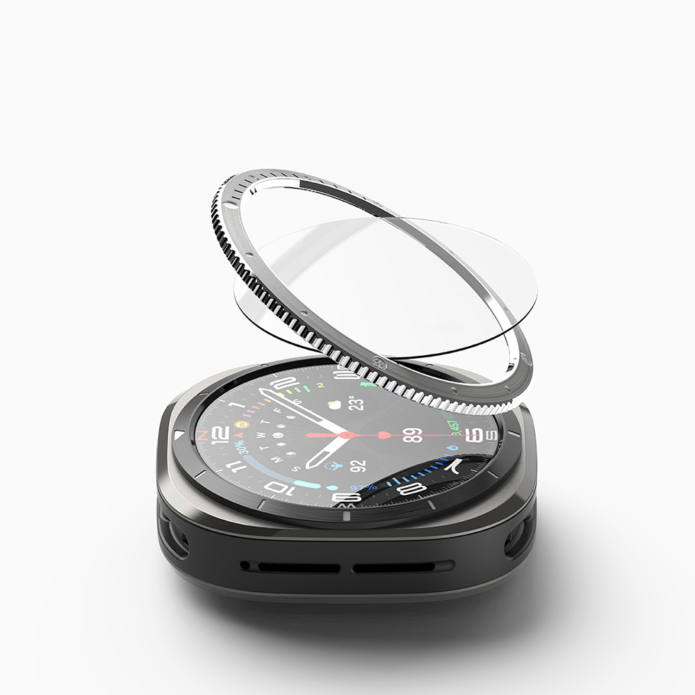 Rama pentru Samsung Galaxy Watch Ultra 47mm - Ringke Bezel Styling - Silver (CB-GW7U-47-03) [3]