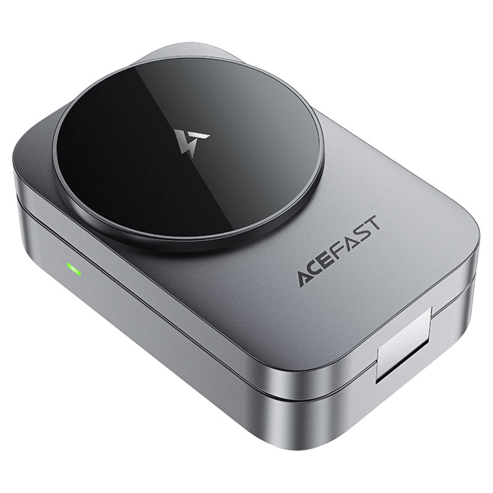 Statie de Incarcare 3in1 Pliabila pentru Casti, Ceas, Telefon, 22.5W, 2.5A - Acefast (E22) - Metal Gray [5]