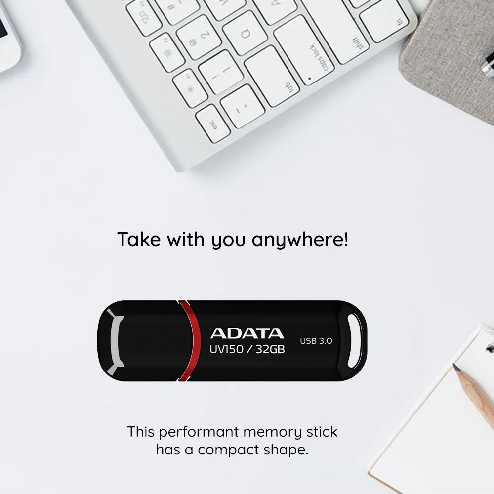 Stick de Memorie 64GB - Adata (AUV150-64G-RBK) - Black [6]