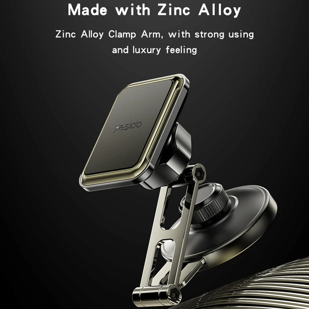 Suport Auto Magnetic Yesido Ventuza 6 Magneti [3]