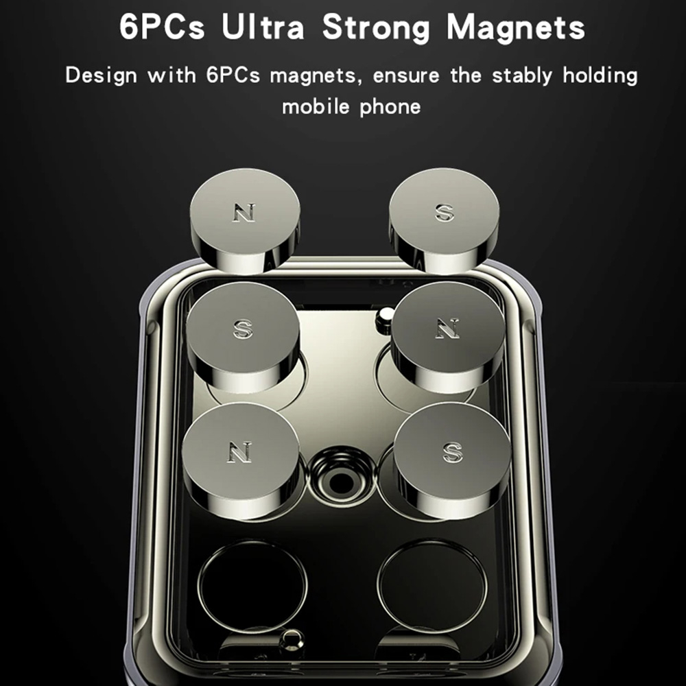 Suport Auto Magnetic Yesido Ventuza 6 Magneti [5]