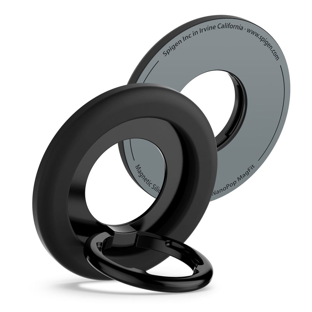 Suport pentru Telefon tip Inel - Spigen Nano Pop MagSafe - Black Sesame [1]
