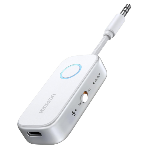 Conectica - Adaptor Bluetooth Auxiliar Jack, TX/RX Mode, BT5.4 - Ugreen CM872 (45812) - White