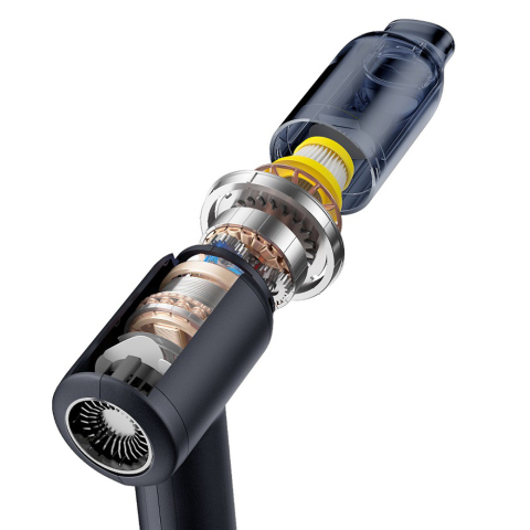 Aspirator Auto Portabil Baseus 5000Pa 54000RPM Black [2]