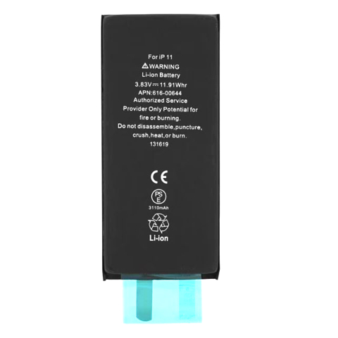 Acumulatori - Baterie pentru iPhone 11, 3110mAh, fara prindere - OEM (18526) - Black