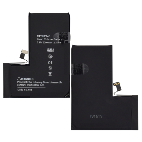 Baterie pentru iPhone 14 Pro, 3200mAh - OEM (20637) - Black [3]
