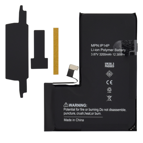 Acumulatori - Baterie pentru iPhone 14 Pro, 3200mAh - OEM (20637) - Black