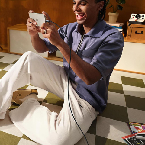 Cablu Ugreen USB-C la USB-C 100W 0.5m Space Gray [4]