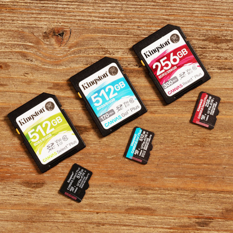 Card de Memorie cu Adaptor, 64GB - Kingston Canvas Select Plus (SDCS2/64GB) - Black [5]