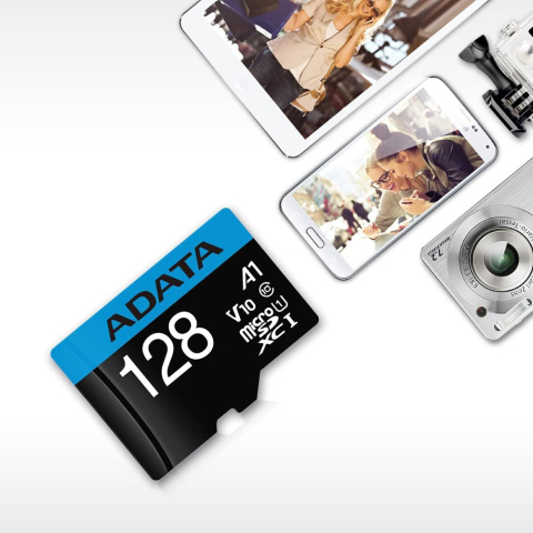 Card de Memorie MicroSDXC 64GB - Adata (AUSDX64GUICL10-RA1) - Black [2]