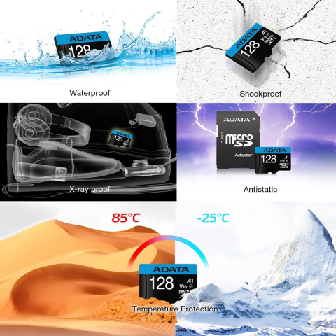 Card de Memorie MicroSDXC 64GB - Adata (AUSDX64GUICL10-RA1) - Black [4]