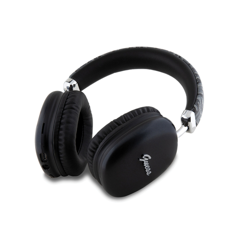 Casti Bluetooth Over-ear Headset, 400mAh - Guess GCUBE Metallic Script Logo (GUBHK1GCTCSK) - Black [2]