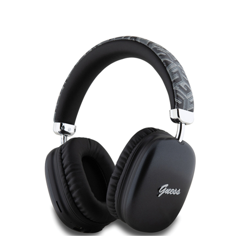Casti Bluetooth Over-ear Headset, 400mAh - Guess GCUBE Metallic Script Logo (GUBHK1GCTCSK) - Black [1]