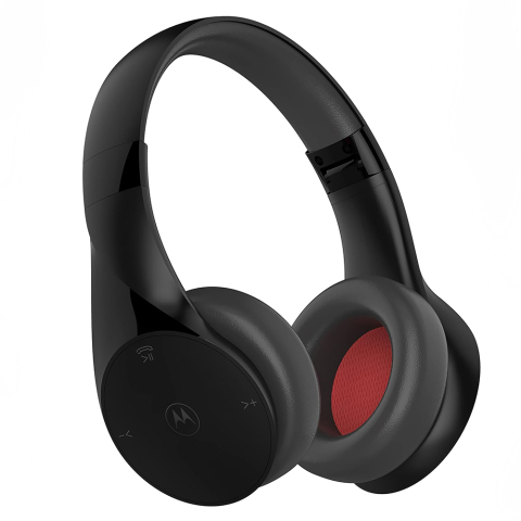 Audio - Casti Bluetooth Wireless On-ear, Alexa, Siri, Foldable - Motorola Sound Moto (XT500) - Black