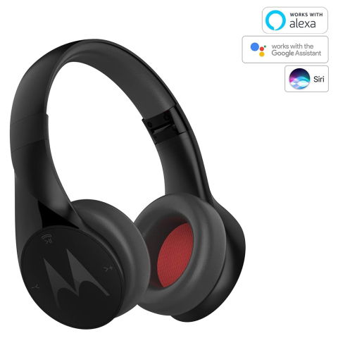 Casti Bluetooth Wireless On-ear, Alexa, Siri, Foldable - Motorola Sound Moto (XT500) - Black [2]