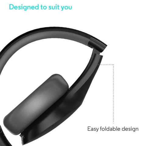 Casti Bluetooth Wireless On-ear, Alexa, Siri, Foldable - Motorola Sound Moto (XT500) - Black [1]