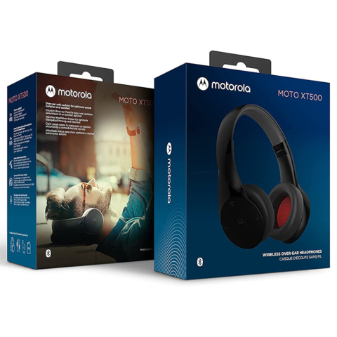 Casti Bluetooth Wireless On-ear, Alexa, Siri, Foldable - Motorola Sound Moto (XT500) - Black [6]