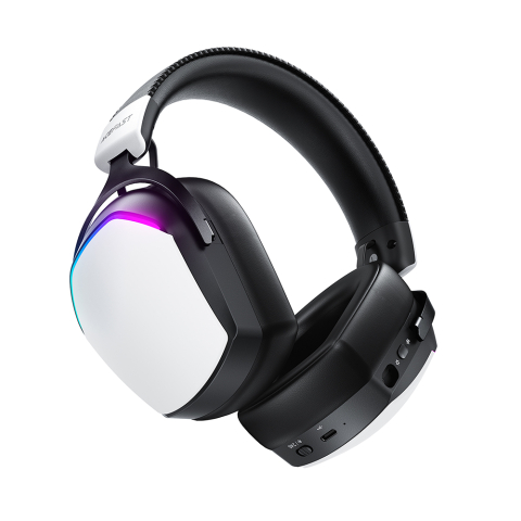 Casti Wireless - Casti Gaming Acefast Wireless Bluetooth 5.4 2.4G 70H